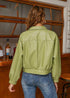 Boho Chic Jacket in Faux Leather